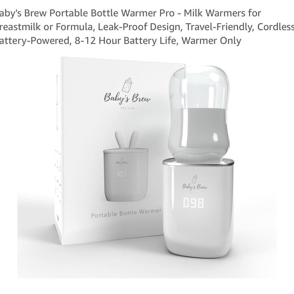 Baby Brew Portable Bottle warmer